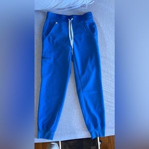 xxs/p royal blue scrub pants